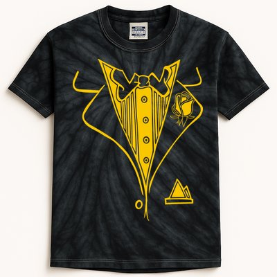 Golden Tuxedo Kids Tie-Dye T-Shirt
