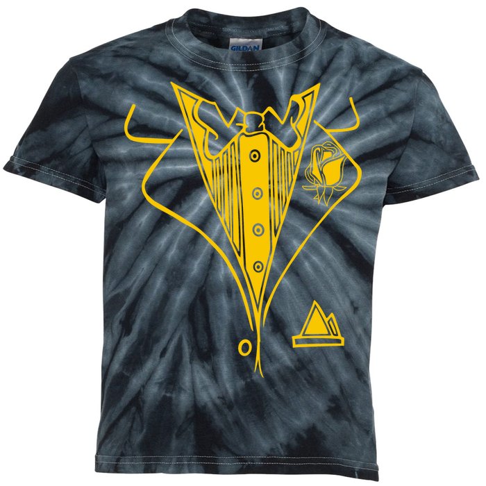 Golden Tuxedo Kids Tie-Dye T-Shirt