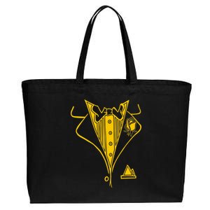 Golden Tuxedo Cotton Canvas Jumbo Tote