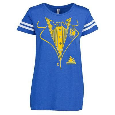 Golden Tuxedo Enza Ladies Jersey Football T-Shirt