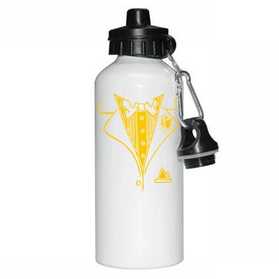 Golden Tuxedo Aluminum Water Bottle