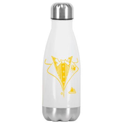 Golden Tuxedo Stainless Steel Insulated Water Bottle