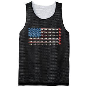 Golf Balls Tees Clubs USA American Flag Mesh Reversible Basketball Jersey Tank