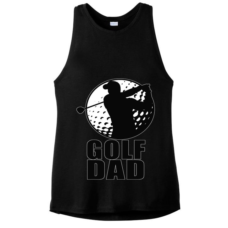 Golf Dad Ladies PosiCharge Tri-Blend Wicking Tank