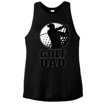 Golf Dad Ladies PosiCharge Tri-Blend Wicking Tank