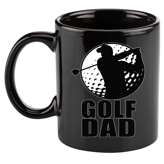 Golf Dad 11oz C Handle Ceramic Mug