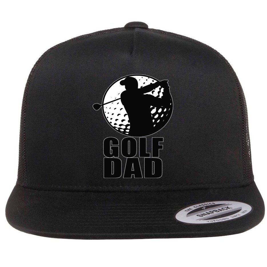 Golf Dad Flat Bill Trucker Hat