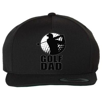 Golf Dad Wool Snapback Cap