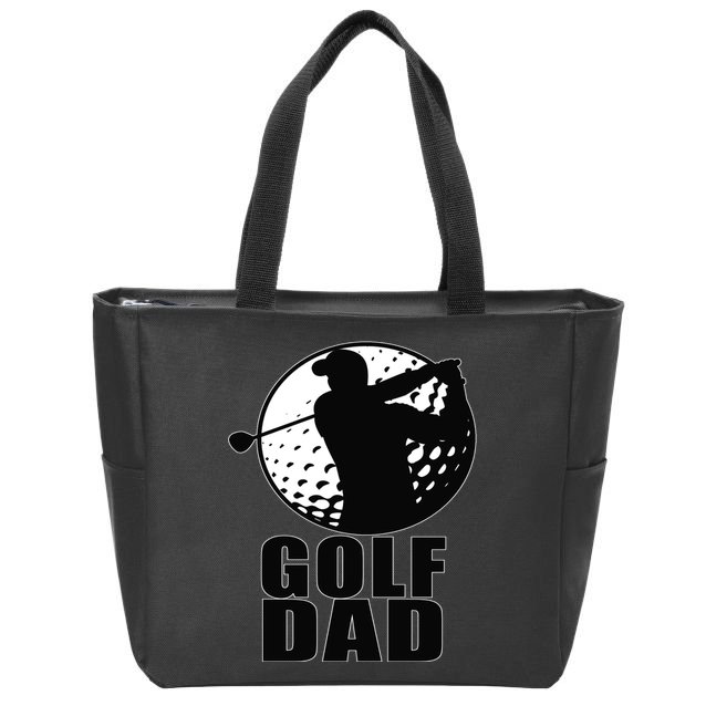 Golf Dad Zip Tote Bag
