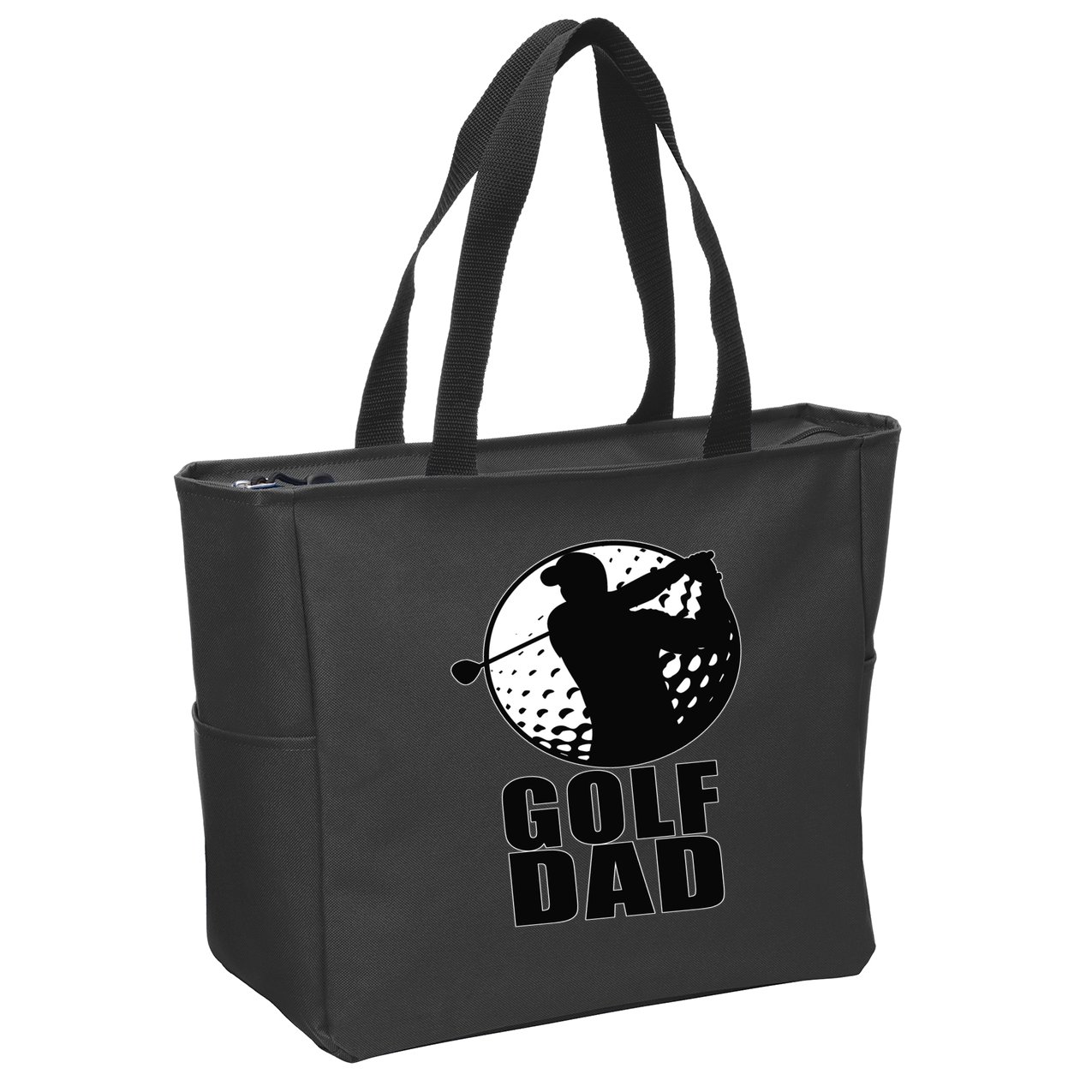 Golf Dad Zip Tote Bag