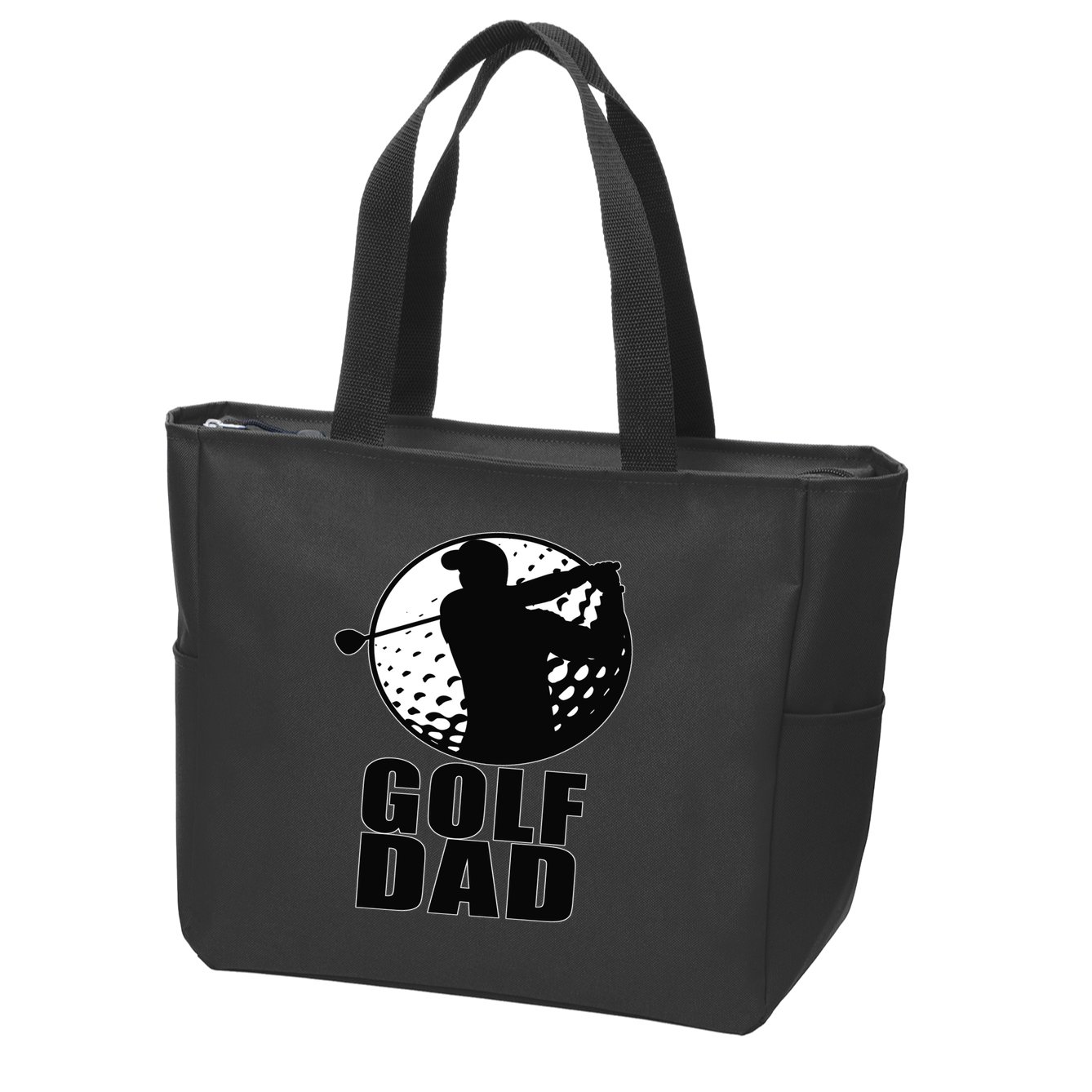 Golf Dad Zip Tote Bag