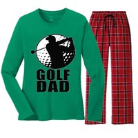 Golf Dad Women's Long Sleeve Flannel Pajama Set 