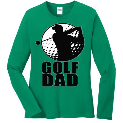 Golf Dad Ladies Long Sleeve Shirt