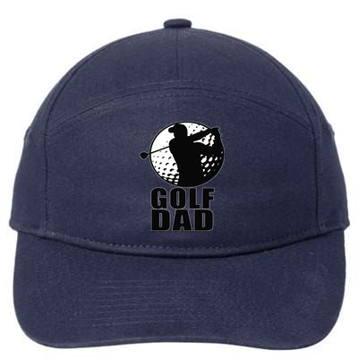 Golf Dad 7-Panel Snapback Hat