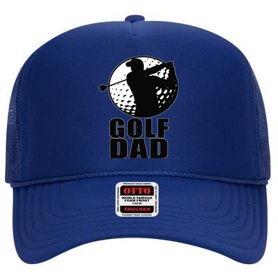 Golf Dad High Crown Mesh Back Trucker Hat