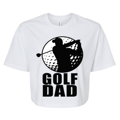 Golf Dad Bella+Canvas Jersey Crop Tee