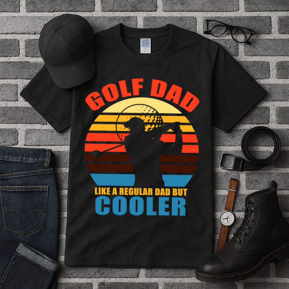 Golf Dad Like A Regular Dad But Cooler Tall T-Shirt