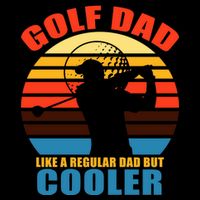 Golf Dad Like A Regular Dad But Cooler Drawstring Bag