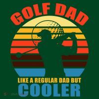 Golf Dad Like A Regular Dad But Cooler Performance Shirt