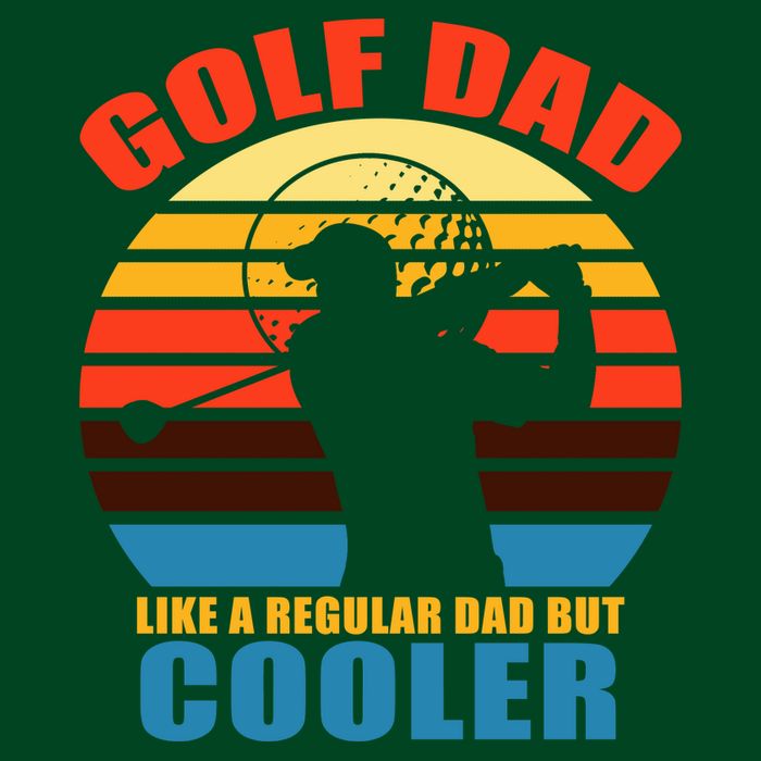 Golf Dad Like A Regular Dad But Cooler Button
