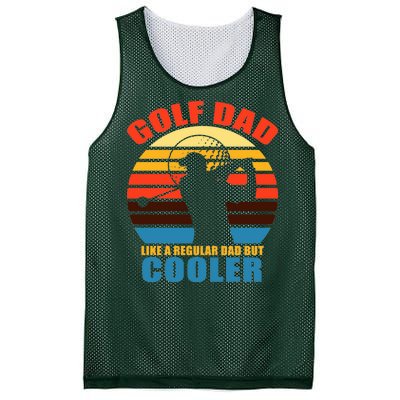 Golf Dad Like A Regular Dad But Cooler Mesh Reversible Basketball Jersey Tank