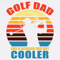 Golf Dad Like A Regular Dad But Cooler Garment-Dyed Sweatshirt