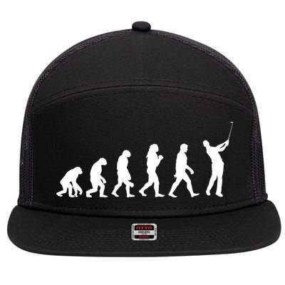 Golf Evolution 7 Panel Mesh Trucker Snapback Hat