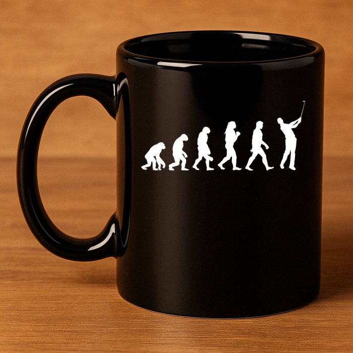 Golf Evolution 11oz C Handle Ceramic Mug
