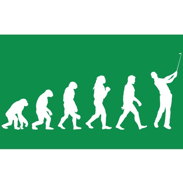 Golf Evolution Bumper Sticker