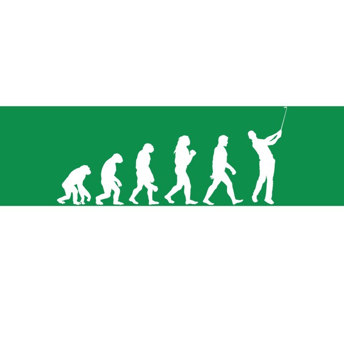 Golf Evolution Bumper Sticker