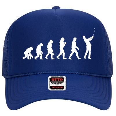 Golf Evolution High Crown Mesh Back Trucker Hat