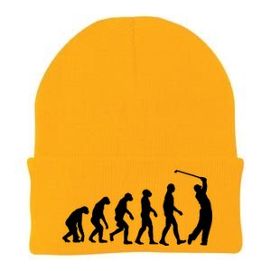 Golf Evolution Funny Golfer Knit Cap Winter Beanie