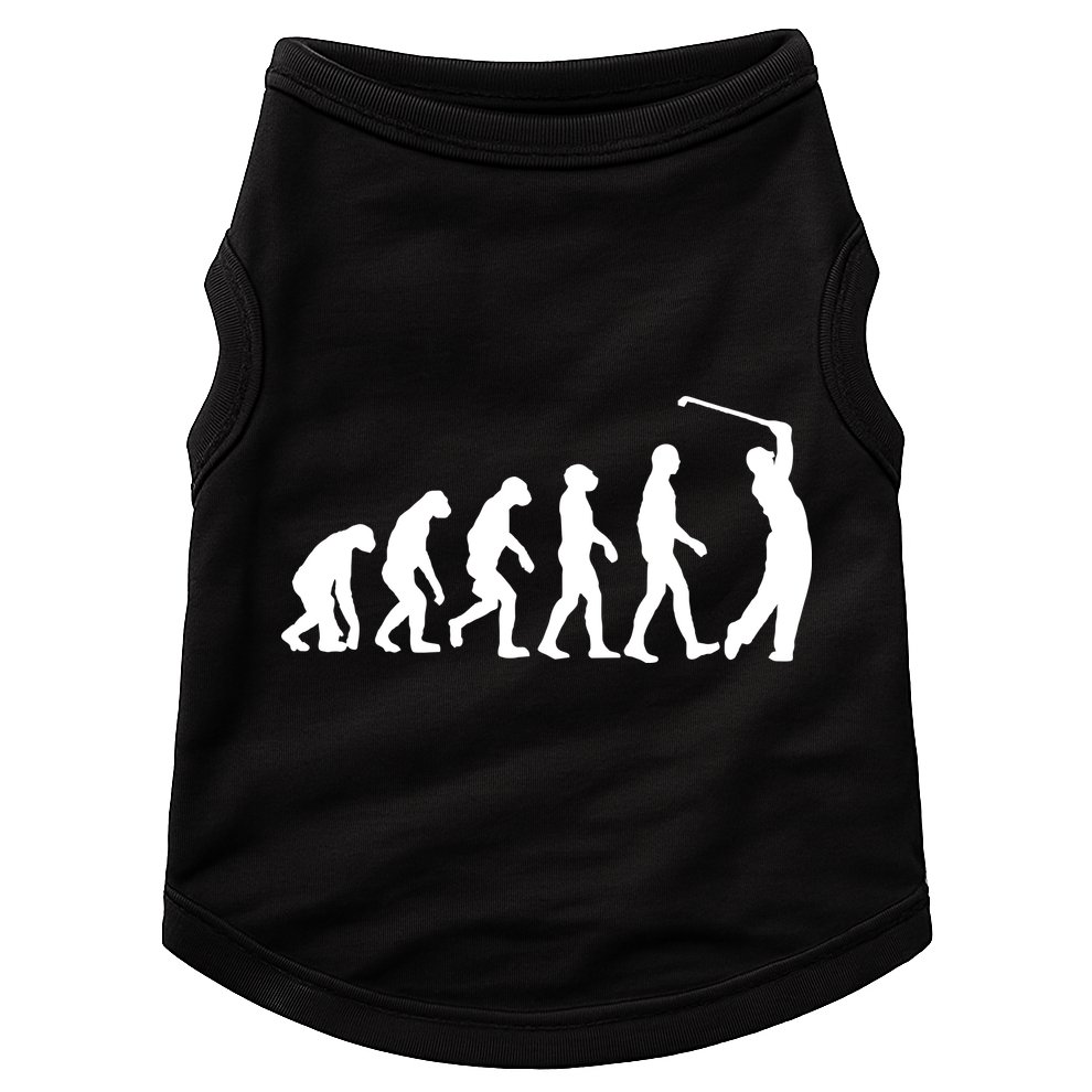 Golf Evolution Funny Golfer Doggie Tank