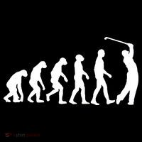 Golf Evolution Funny Golfer T-Shirt
