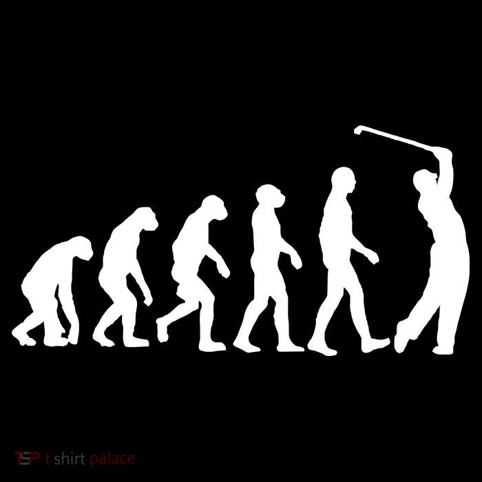 Golf Evolution Funny Golfer T-Shirt