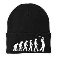 Golf Evolution Funny Golfer Beanie
