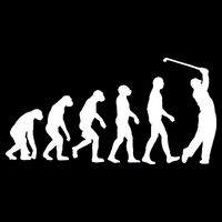 Golf Evolution Funny Golfer Flatbill Hat