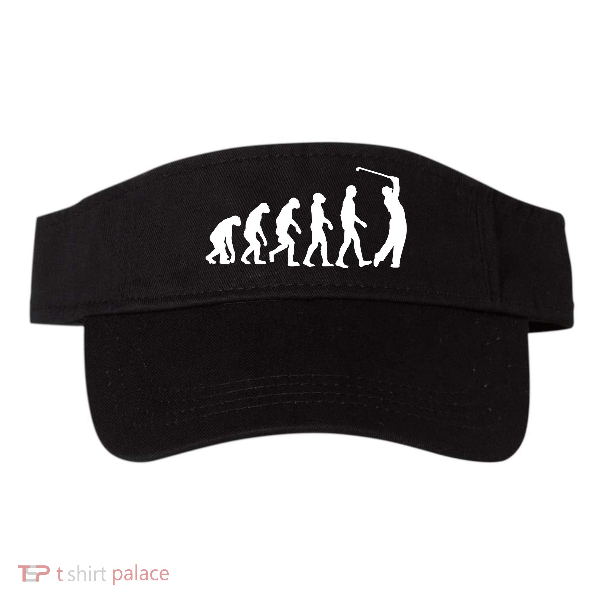 Golf Evolution Funny Golfer Visor