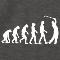 Golf Evolution Funny Golfer Vector Backpack