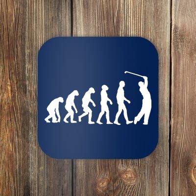 Golf Evolution Funny Golfer Coaster