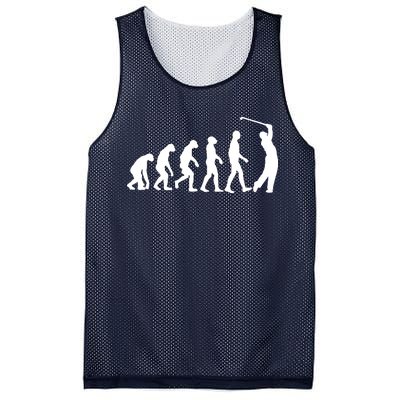 Golf Evolution Funny Golfer Mesh Reversible Basketball Jersey Tank