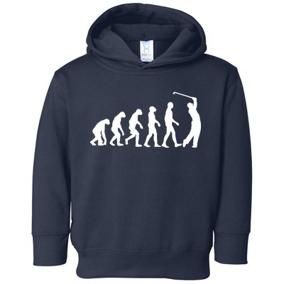 Golf Evolution Funny Golfer Toddler Hoodie