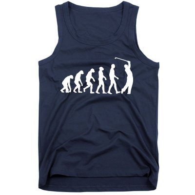 Golf Evolution Funny Golfer Tank Top