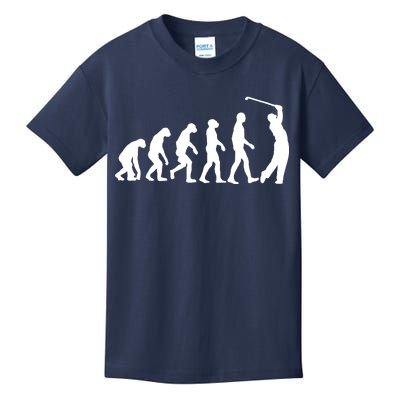 Golf Evolution Funny Golfer Kids T-Shirt