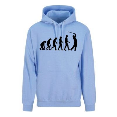 Golf Evolution Funny Golfer Unisex Surf Hoodie