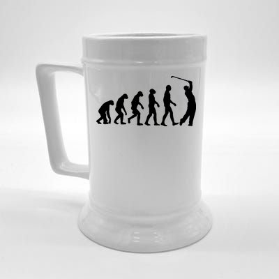 Golf Evolution Funny Golfer Beer Stein