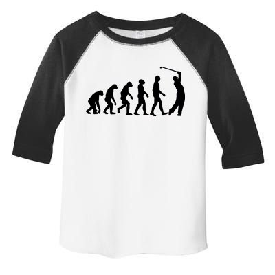 Golf Evolution Funny Golfer Toddler Fine Jersey T-Shirt