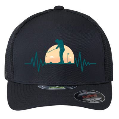 Golf Hearbeat Flexfit Unipanel Trucker Cap