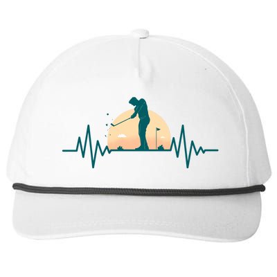 Golf Hearbeat Snapback Five-Panel Rope Hat