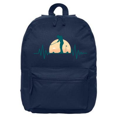 Golf Hearbeat 16 in Basic Backpack